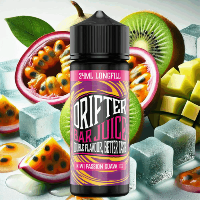 Drifter Bar Juice Kiwi Passion Guava Ice 24ml/120ml Flavorshot